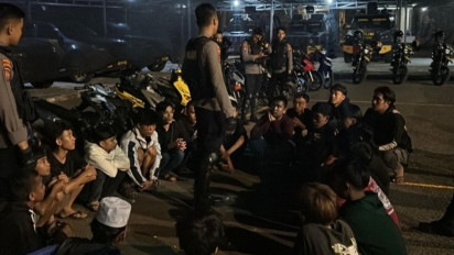 Polda Banten Amankan 24 Remaja, Cegah Kejahatan Lewat Patroli Malam