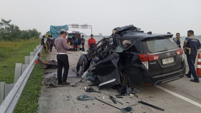 Polda Lampung Sebut Kecelakaan di JTTS Akibat Pengemudi Ngantuk