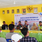 Antisipasi Bahaya Hewan Ternak Masuk Tol, Masyarakat Desa Kuta Baru Sergai Diedukasi oleh Hamawas