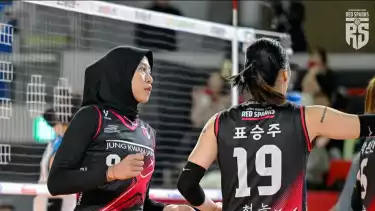 Megawati Hangestri saat masih berseragam Red Sparks