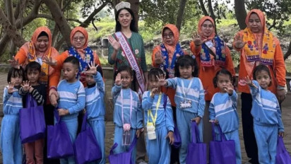 Puteri Remaja Indonesia Jakarta 2025 Ajarkan Anak-Anak Cilincing Hidup Sehat dan Peduli Lingkungan
