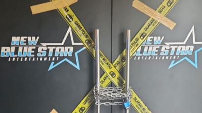 Diduga Jadi Markas Narkoba, Diskotik New Bluestar Langkat Disegel Tim Gabungan Brimob Polda Sumut