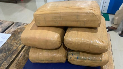 Detik-detik Polres Aceh Besar Bekuk Residivis Narkotika dengan Barang Bukti 5 Kg Ganja