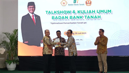 Gaet Unpad, Badan bank Tanah Serahkan Pedoman Akuntansi pada BPK RI