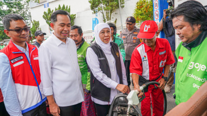 Pertamina Berkomitmen Pantau Kelancaran Distribusi BBM di Jember, Sidak SPBU Bersama Gubernur Khofifah