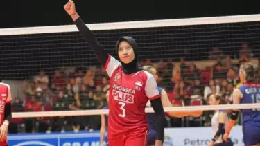 Megawati Hangestri di timnas Voli Putri Indonesia