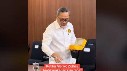 Viral Menko Pangan Zulhas Punguti Makanan Sisa Rapat: Masih Utuh