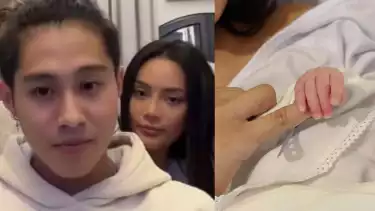 Erika Carlina Melahirkan