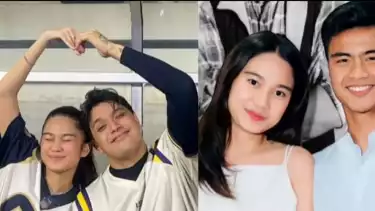 kolase foto Azizah Salsha dengan Philo dan Pratama Arhan