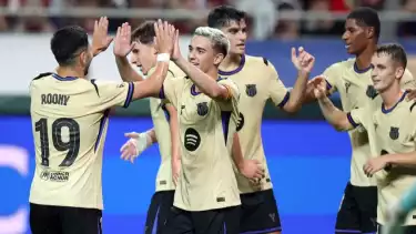 Para pemain Barcelona di tur pramusim