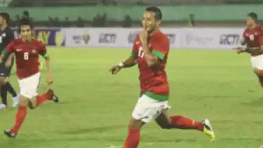 Legenda Arema FC, Joko Sasongko saat memperkuat Timnas Indonesia U-23