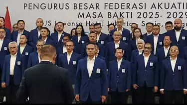 Anindya Bakrie bersama Pengurus Besar Akuatik Indonesia Resmi Dilantik untuk Periode Masa Jabatan 2025-2029