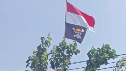 Fenomena Bendera One Piece Bermunculan di Kota Pahlawan, Pemkot Lakukan Penertiban