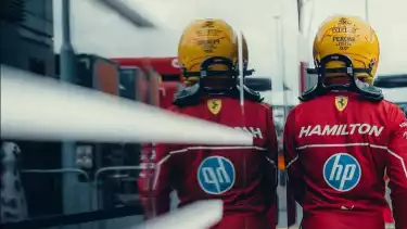 Lewis Hamilton di Ferrari