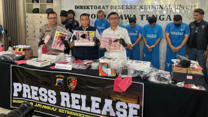 Polda Jateng Tangkap Sindikat Pembuat dan Pengedar Uang Palsu Hingga Ratusan Juta Rupiah