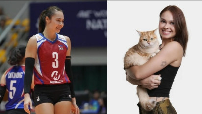 5 Potret Cantik Vanie Gandler, Atlet Voli Putri Timnas Filipina yang Bikin Kameraman Gagal Fokus saat Meliput SEA V League