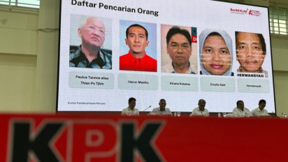 KPK Rilis Foto Lima DPO: Harun Masiku-Paulus Tannos