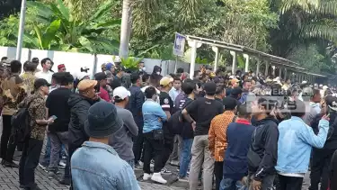 Ormas GRIB Jaya dan Aliansi Rakyat Anti Mafia Tanah gelar aksi damai di Golf Pondok Indah