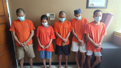 Sindikat Jaringan Narkoba di Pesisir Utara Dibongkar Polres Gresik, Lima Orang Ditangkap