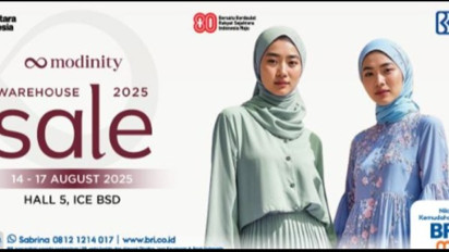 Modinity Warehouse Sale 2025 Siap Digelar, Promo Spesial BRI Menanti