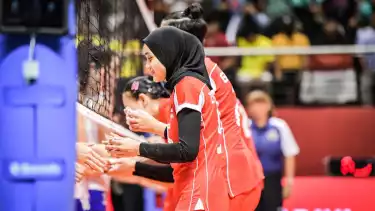 Timnas Voli Putri Indonesia vs Vietnam di Kejuaraan Voli Dunia U-21 2025