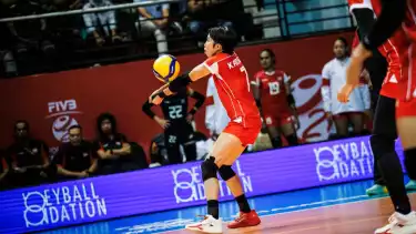 Pemain Timnas Voli Putri idnonesia U-21, Kadek Diva di Kejuaraan Voli Dunia U-21 2025