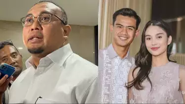 Kolase foto Andre Rosiade, Pratama Arhan, dan Azizah Salsha
