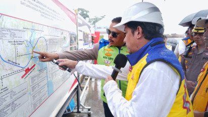 Kakorlantas Polri Cek Jalur Tol Balikpapan–Samarinda dan Akses Menuju IKN