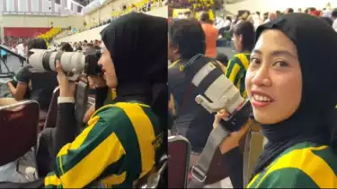 Megawati Hangestri mencoba profesi baru sebagai fotografer