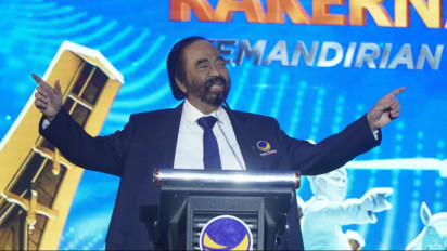 Tutup Rakernas, Surya Paloh Yakin Partai NasDem Dominasi Pemilu 2029