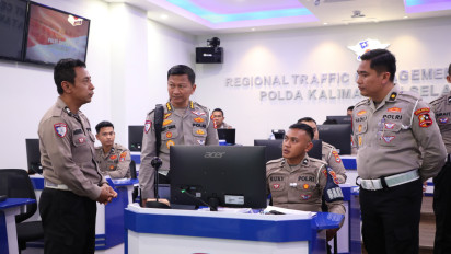 Penyerahan RTMC Beserta Uji Fungsi Dan Pelatihan Operator Dari Korlantas Polri Kepada Ditlantas Polda Kalsel