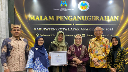 Lagi, Banyuwangi Kembali Raih Kabupaten Layak Anak dari Kementerian PPPA