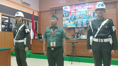 Tembak 3 Polisi di Way Kanan Lampung Kopda Bazarsyah Divonis Hukuman Mati, Keluarga Korban Histeris 