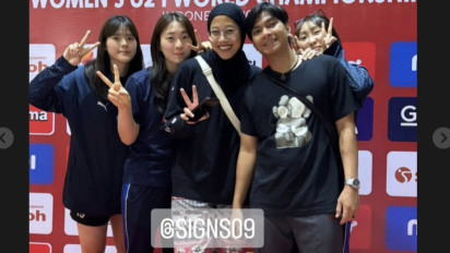Baru Pulang Perkuat Timnas Voli Putri Indonesia, Megawati Hangestri Langsung Beri Dukungan untuk Juniornya di Red Sparks