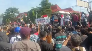 Kondisi terkini demo di Pati, menuntut Bupati Sudewo lengser, Rabu (13/8/2025)