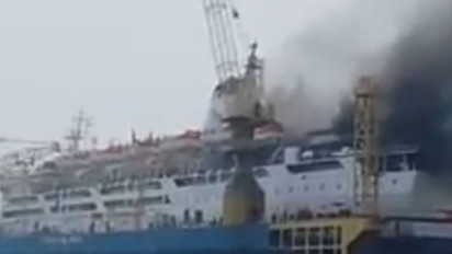 Polresta Barelang Duga Kebakaran Kapal MT Federal II Karena Kelalaian