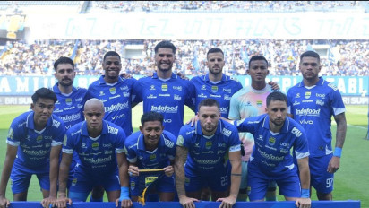 Persib Bandung Pertahankan Winning Team dalam Starting Eleven untuk Play Off AFC Champions League Two