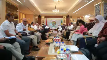 Mentan Amran menerima kunjungan Gubernur Jawa Barat di Kantor Pusat Kementerian Pertanian.