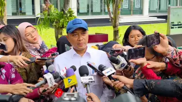 Menteri Sekretaris Negara (Mensesneg), Prasetyo Hadi di Istana Negara