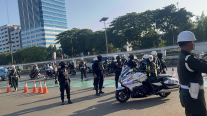 Tanpa Senjata Api, Ribuan Personel Gabungan Siaga Amankan Sidang Tahunan DPR/MPR RI Hari ini