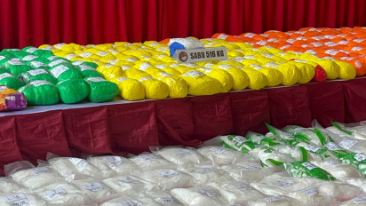 Ditnarkoba Polda Metro Gagalkan Peredaran 516 Kg Sabu dalam Bungkus Teh Cina, Tangkap Bandar dan Enam Kurir