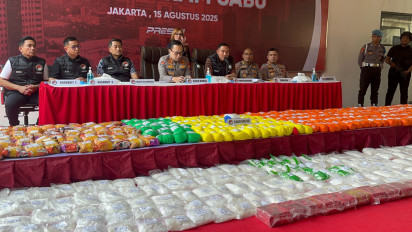 Diedarkan Pakai Sistem Tempel, Polisi Ungkap 516 Kilogram Sabu Dijual di E-Commerce hingga Media Sosial