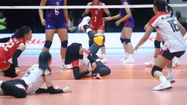 Timnas Voli Putri Indonesia vs Thailand di Kejuaraan Dunia Voli U-21