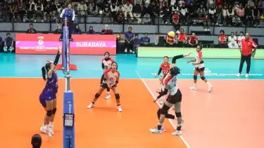 Timnas Voli Putri Indonesia U-21 vs Thailand