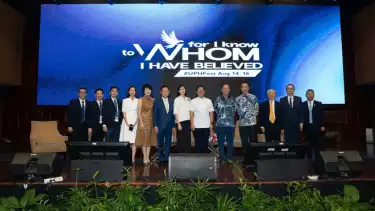 Seminar Distinguished Guest Speaker (DGS) di UPH Festival 2025 yang dihadiri Mendikti Saintek dan Menteri Kesehatan.