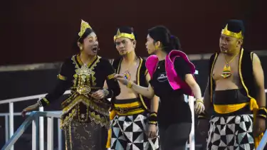 Rehearsal Pagelaran Sabang Merauke di Yogyakarta