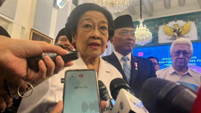 Absen Upacara HUT ke-80 RI di Istana, Megawati Lontarkan Pesan ke Kader PDIP