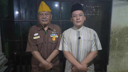 Momen Haru Kepala Dinas Sosial Bogor Kunjungi Veteran Mantan Anak Buah Prabowo ketika Operasi di Timor Timur