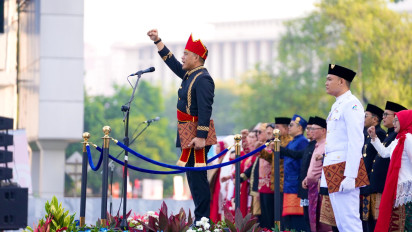 Gelar Upacara HUT ke-80 Tahun RI, Pertamina Kobarkan Energi Merah Putih Indonesia Maju