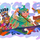 Spesial HUT ke-80 RI, Google Doodle Tampilkan Tradisi Pacu Jalur